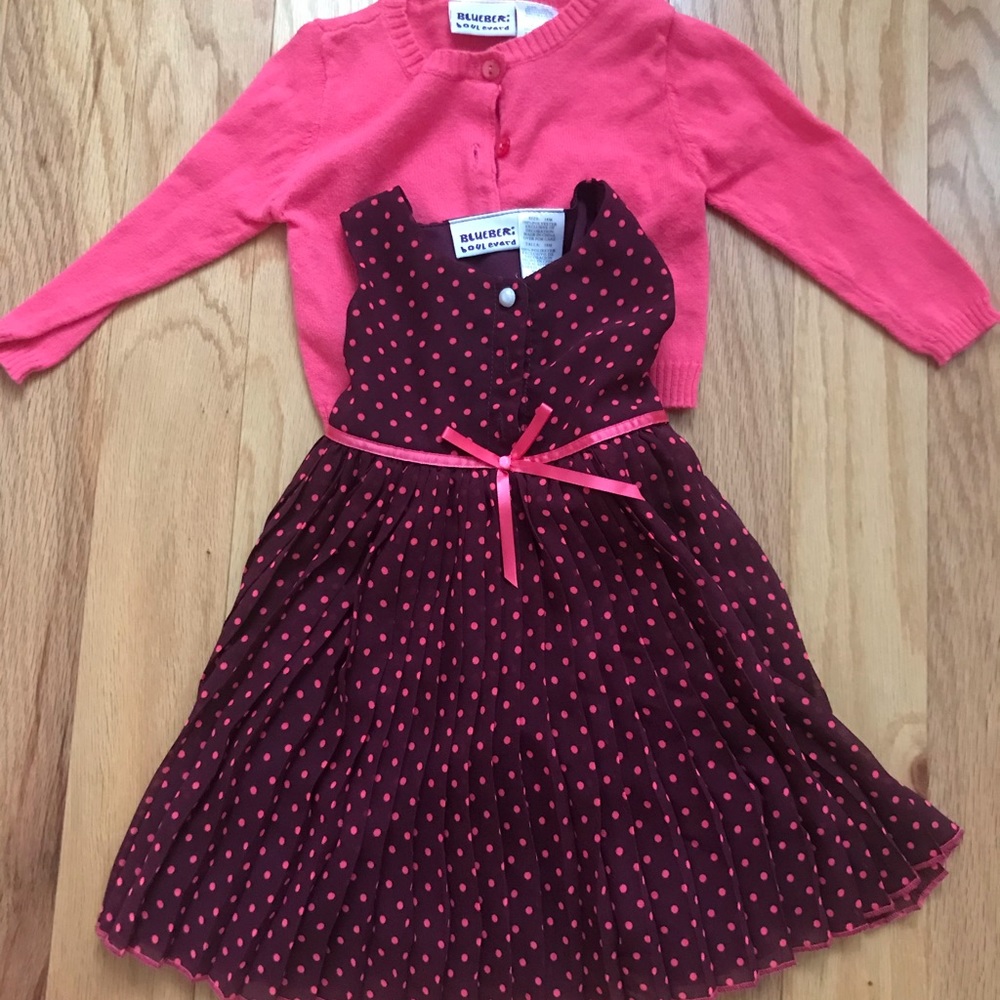 Nwot dress and sweater